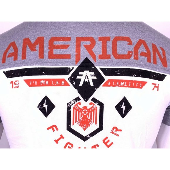 AMERICAN FIGHTER Men's T-Shirt S/S FAIRBANKS 50/50 - Picture 10 of 11